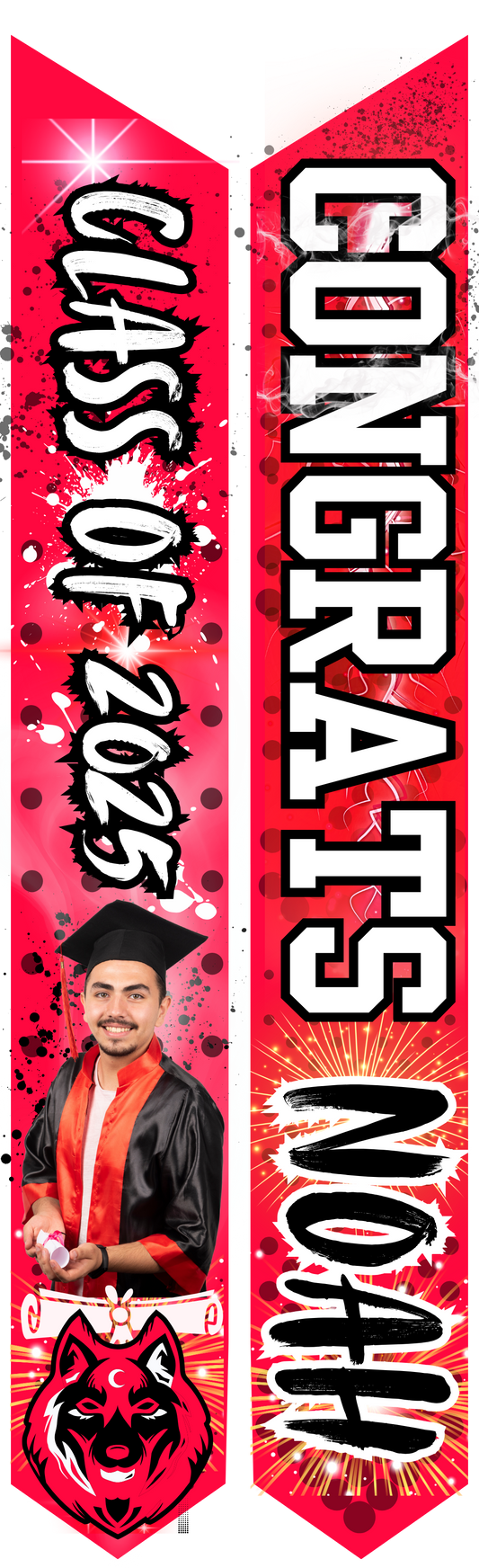 Premium-quality graduation stoles with fast turnaround and pickup in Kingwood, Texas.