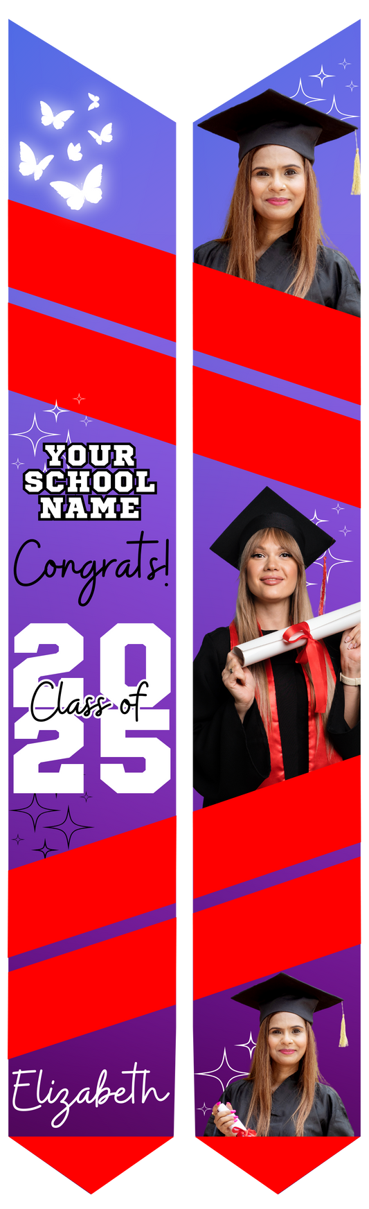 Best-selling graduation stoles in Houston – custom designs for an unforgettable milestone!