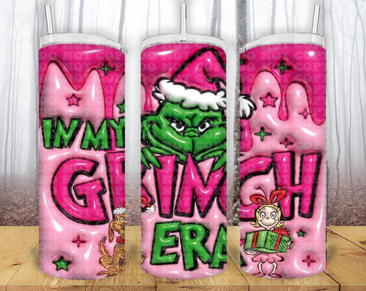 In my Grinch Era 20oz Tumbler