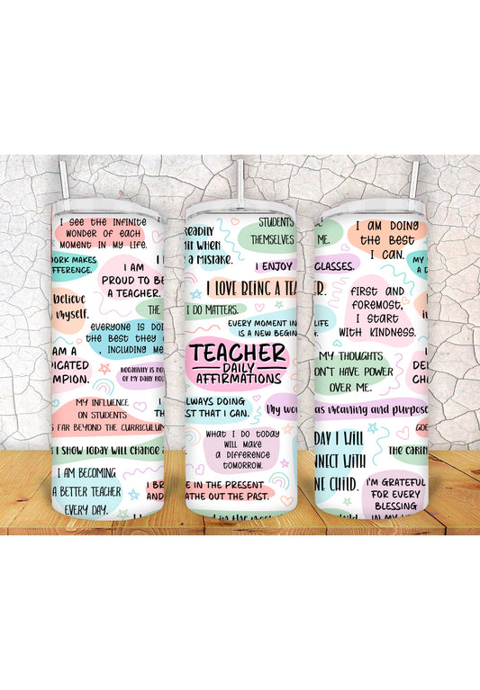 Teacher Appreciation 20oz Tumbler Gift