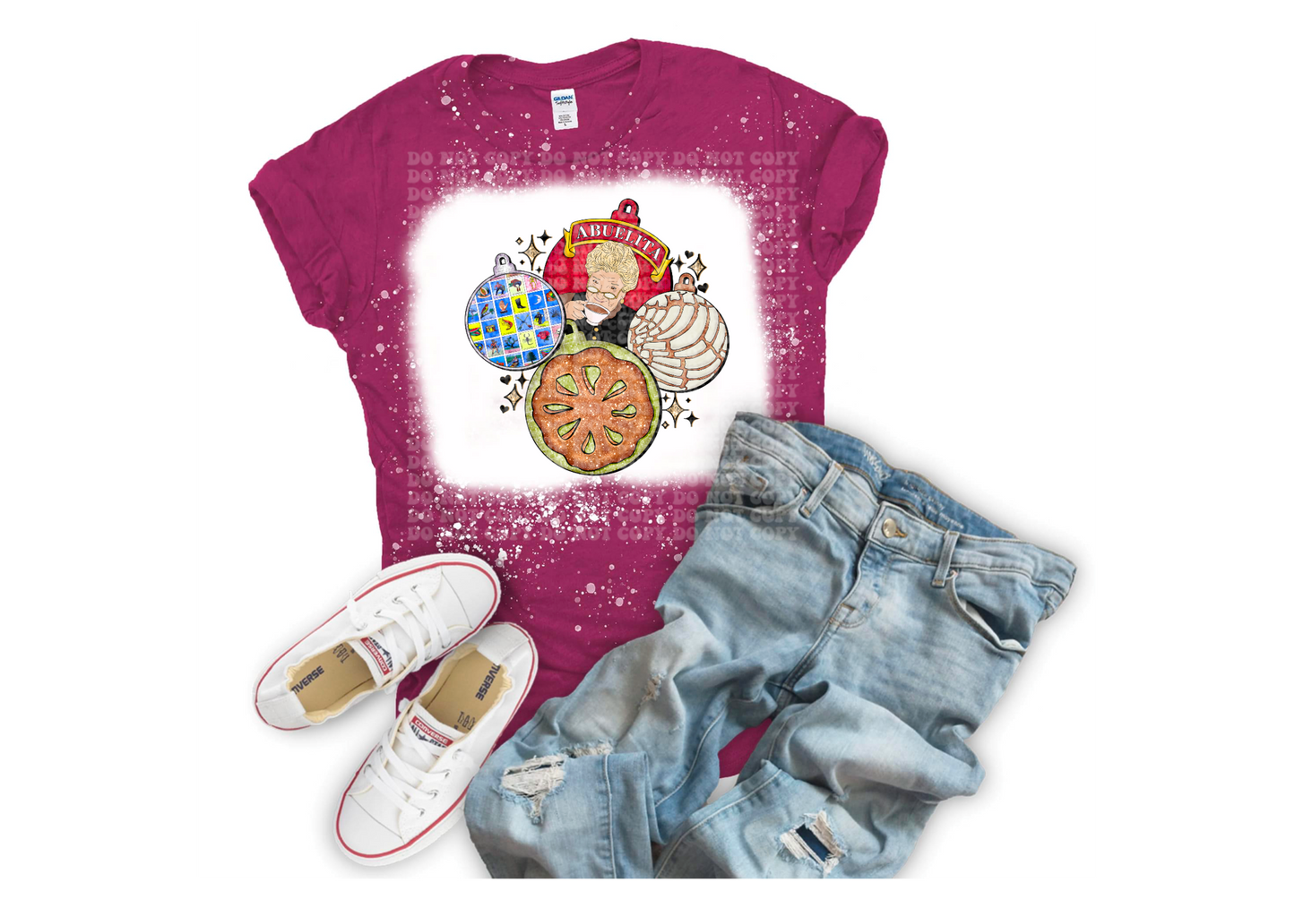Abuelita, conchas and Lotería  T-shirt