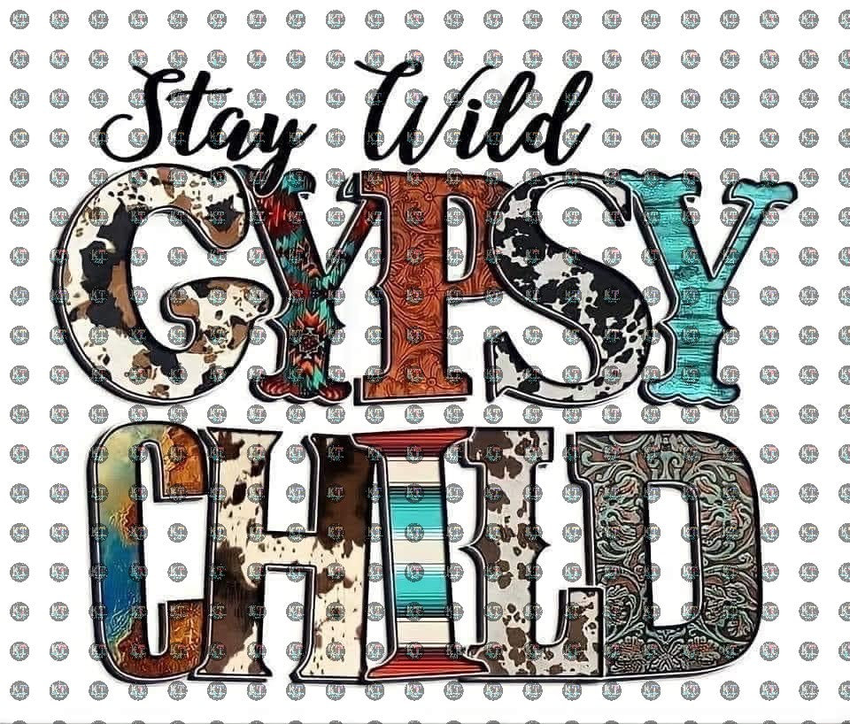 Stay Wild Gypsy Child Tumbler