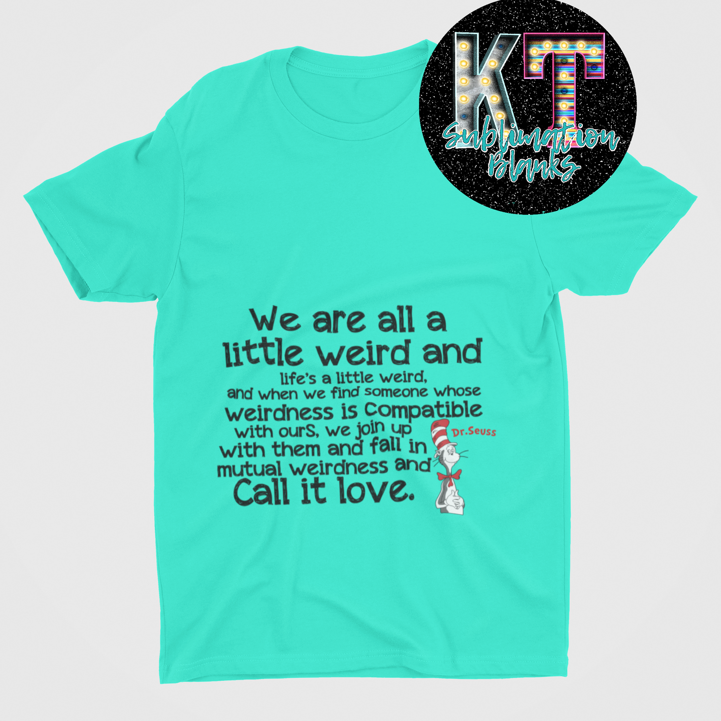 We are all Littkle Weird Full Color Unisex T-shirt