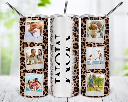 20oz Seamless Mom Split Polaroid Tumbler Mama Seamless 20oz Sublimation Tumbler, Mothers. Mama Tumbler, Seamless Tumbler, Mom Tumbler