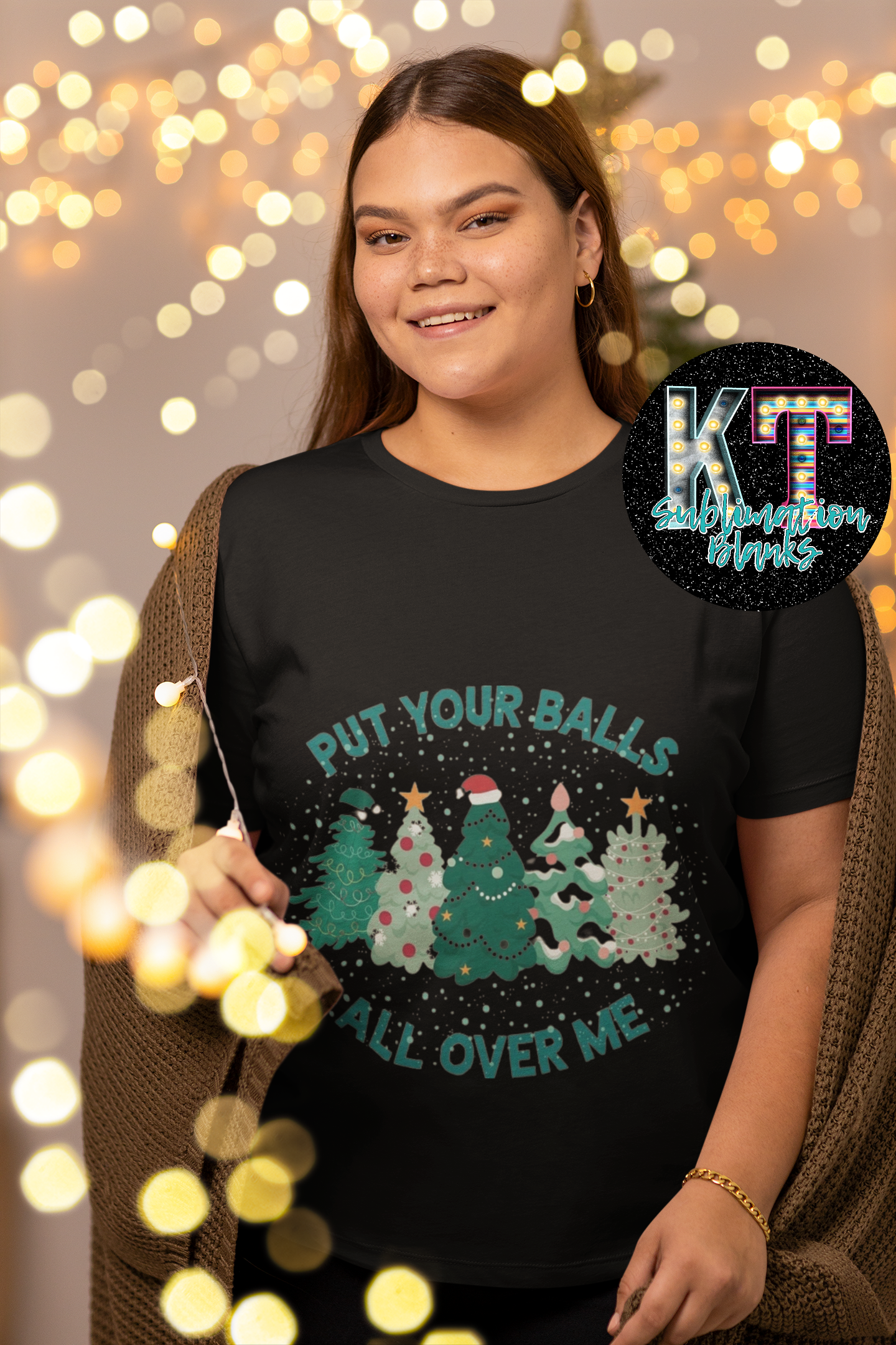 Put your Ball all over me Christmas  Unisex T-shirt