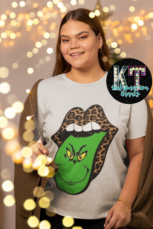 Cheeta Grinch Tongue Christmas  Unisex T-shirt