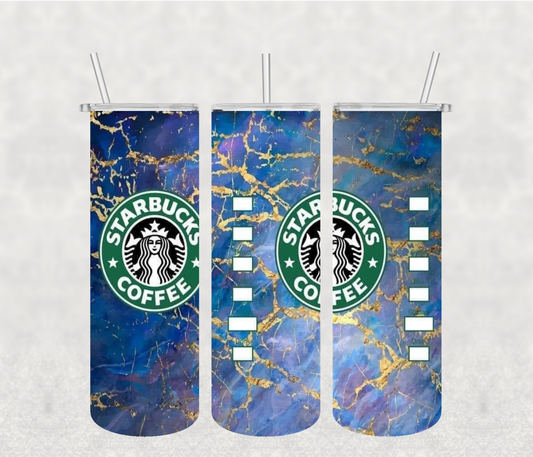 Blue Starbucks 20oz Tumbler