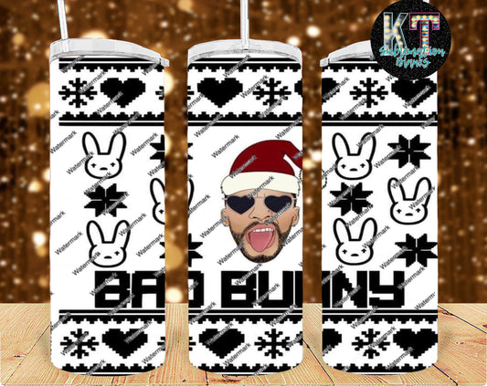 Bad Bunny Christmas 20oz Tumbler