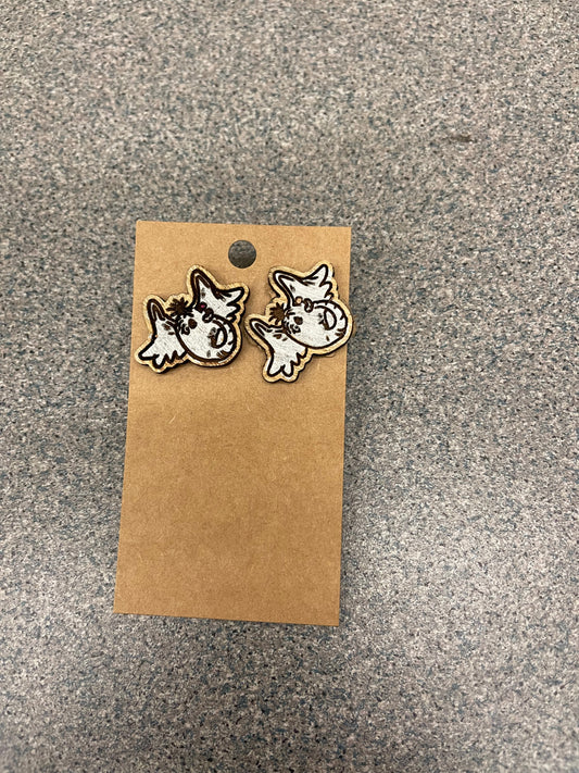 Dr. Seuss Stud dangle Earrings