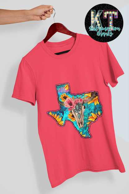 Texas Turqouise Unisex T-shirt