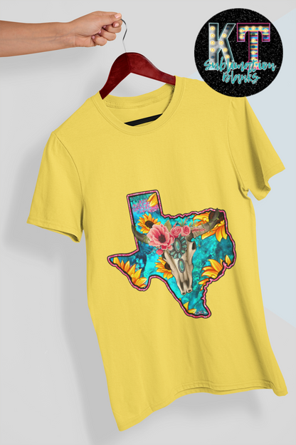 Texas Turqouise Unisex T-shirt