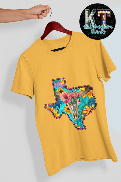 Texas Turqouise Unisex T-shirt