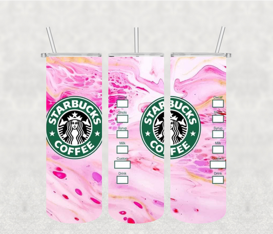 Pink Starbucks 20oz Tumbler