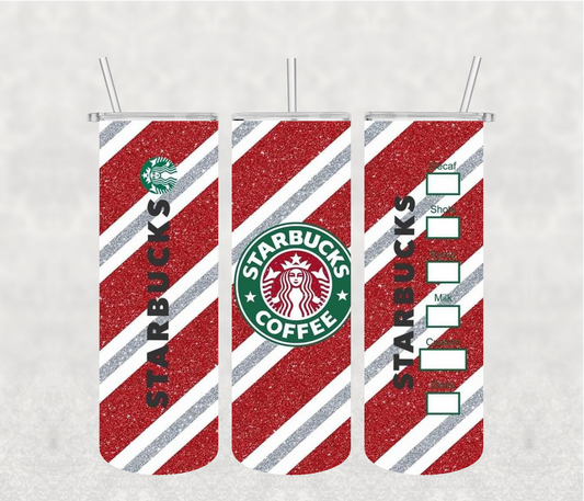 Candy Cane 20oz Tumbler