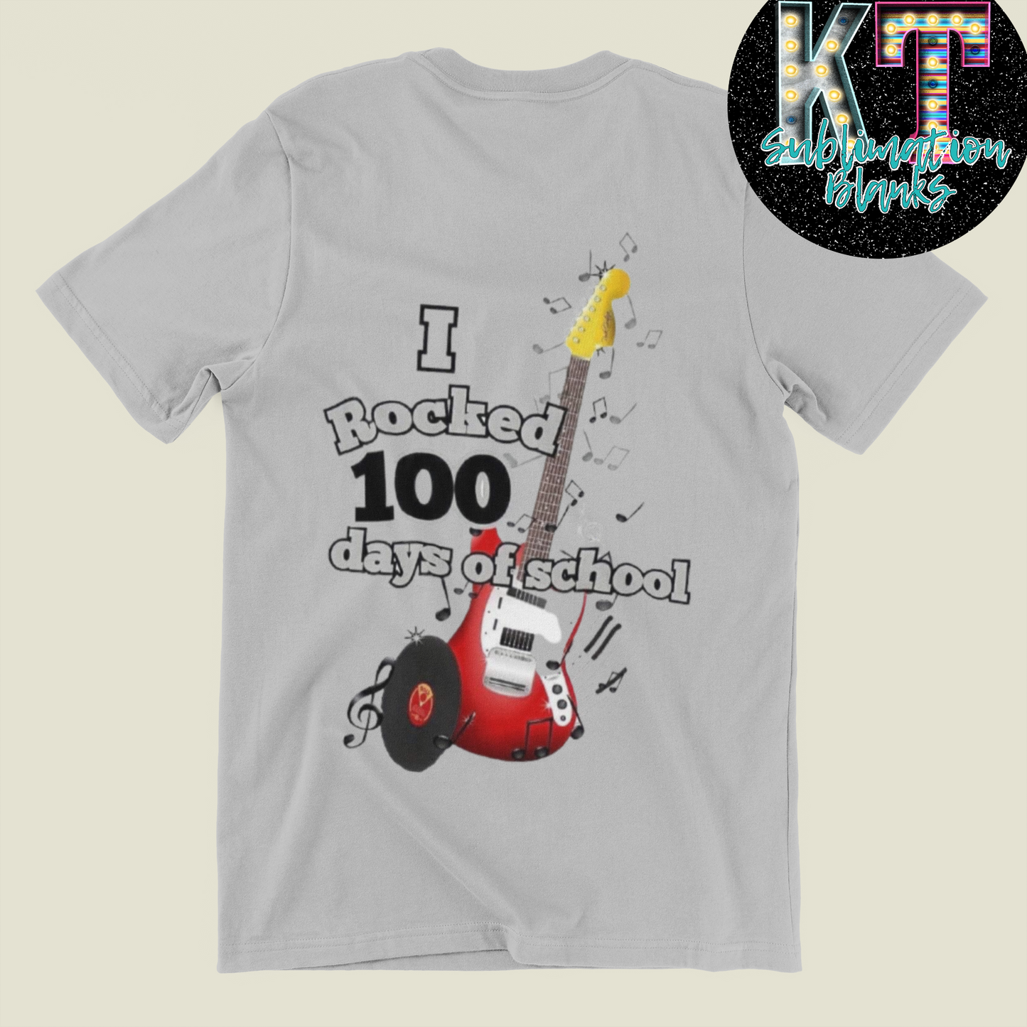 Guitar 100 Days Unisex T-shirt